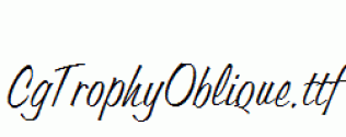 CgTrophyOblique.ttf