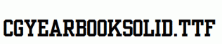 CgYearbookSolid.ttf