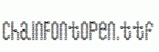 ChainFontOpen.ttf