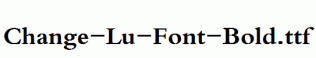 Change-Lu-Font-Bold.ttf