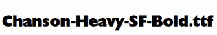 Chanson-Heavy-SF-Bold.ttf