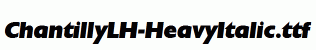 ChantillyLH-HeavyItalic.ttf