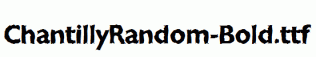 ChantillyRandom-Bold.ttf