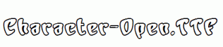 Character-Open.ttf
