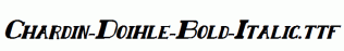 Chardin-Doihle-Bold-Italic.ttf