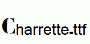 Charrette.ttf