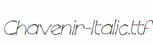 Chavenir-Italic.ttf