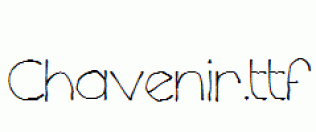 Chavenir.ttf