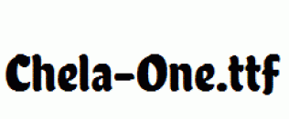 Chela-One.ttf
