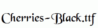 Cherries-Black.ttf