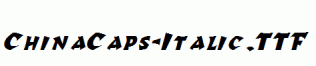 ChinaCaps-Italic.ttf