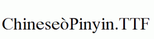 Chinese-Pinyin.ttf