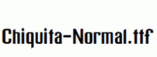 Chiquita-Normal.ttf