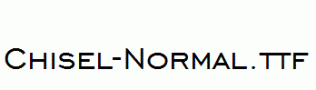Chisel-Normal.ttf