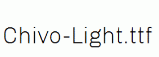 Chivo-Light.ttf