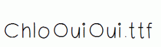 ChloOuiOui.ttf