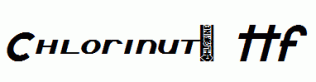 Chlorinut.ttf