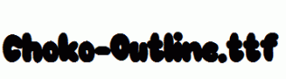 Choko-Outline.otf