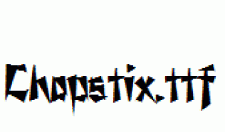 Chopstix.ttf