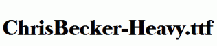 ChrisBecker-Heavy.ttf