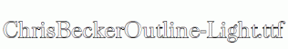 ChrisBeckerOutline-Light.ttf