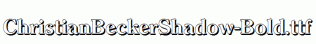 ChristianBeckerShadow-Bold.ttf