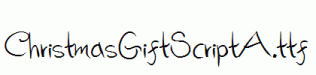 ChristmasGiftScriptA.ttf