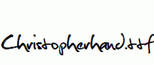 Christopherhand.ttf
