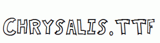 Chrysalis.ttf