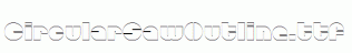 CircularSawOutline.ttf