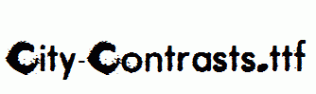 City-Contrasts.ttf