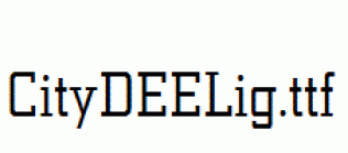 CityDEELig.ttf