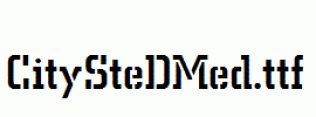 CitySteDMed.ttf
