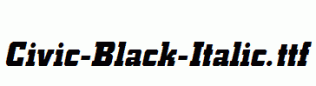 Civic-Black-Italic.ttf