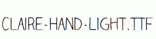 Claire-Hand-Light.ttf