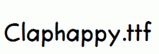 Claphappy.ttf