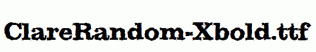 ClareRandom-Xbold.ttf