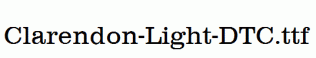 Clarendon-Light-DTC.ttf