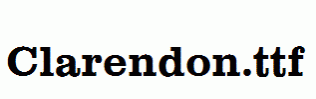 Clarendon.ttf