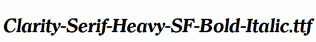 Clarity-Serif-Heavy-SF-Bold-Italic.ttf