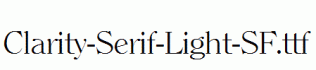 Clarity-Serif-Light-SF.ttf