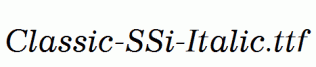 Classic-SSi-Italic.ttf