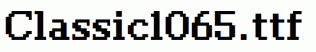 Classic1065.ttf