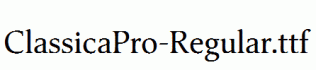 ClassicaPro-Regular.ttf