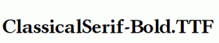 ClassicalSerif-Bold.ttf