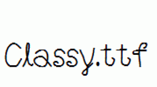 Classy.ttf