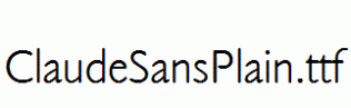 ClaudeSansPlain.ttf