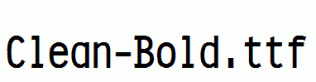 Clean-Bold.ttf