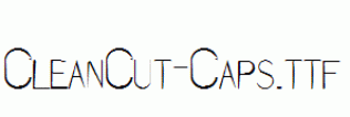 CleanCut-Caps.ttf