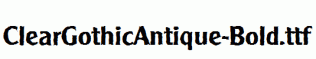 ClearGothicAntique-Bold.ttf